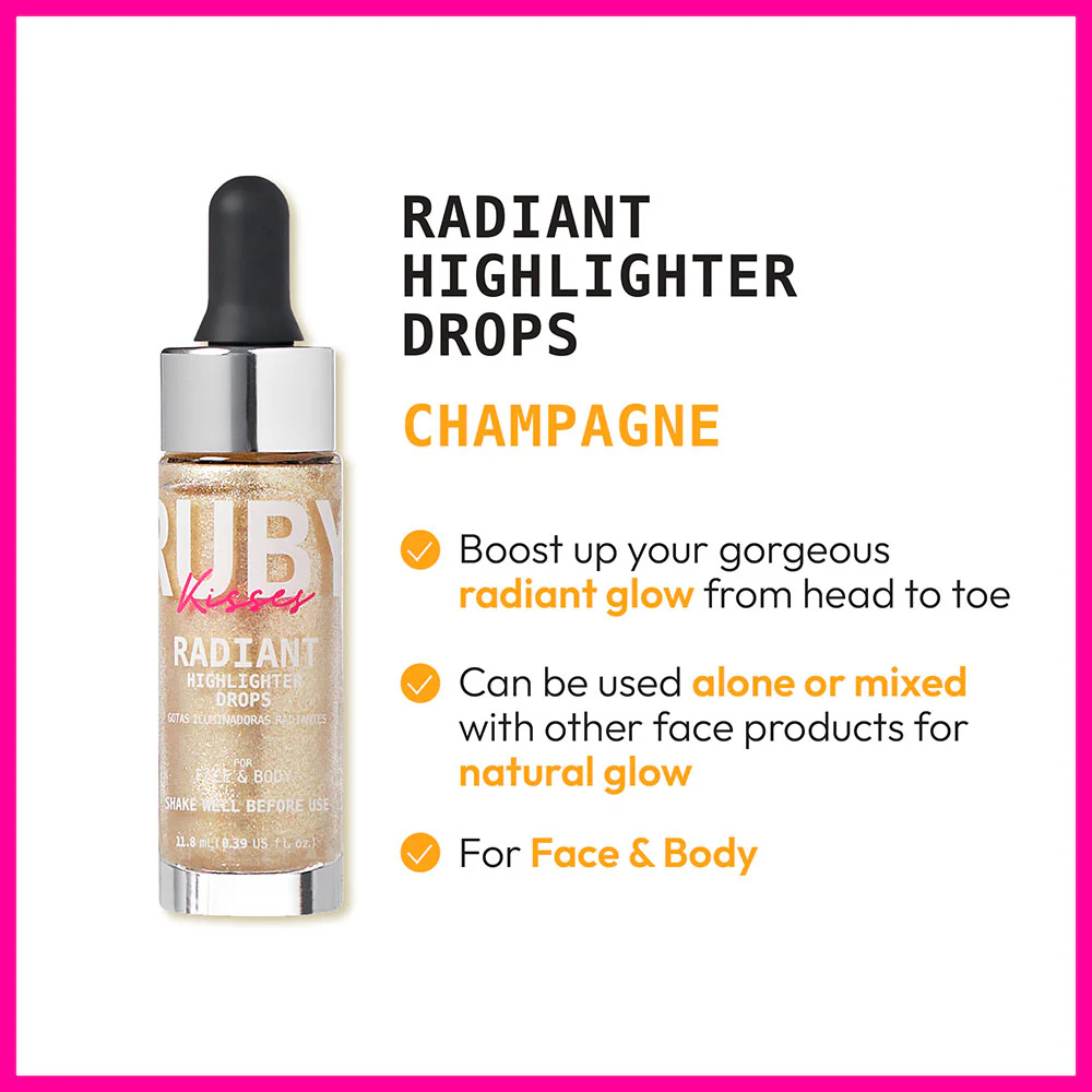 Ruby Kisses Radiant Highlighter Drops - Image 6