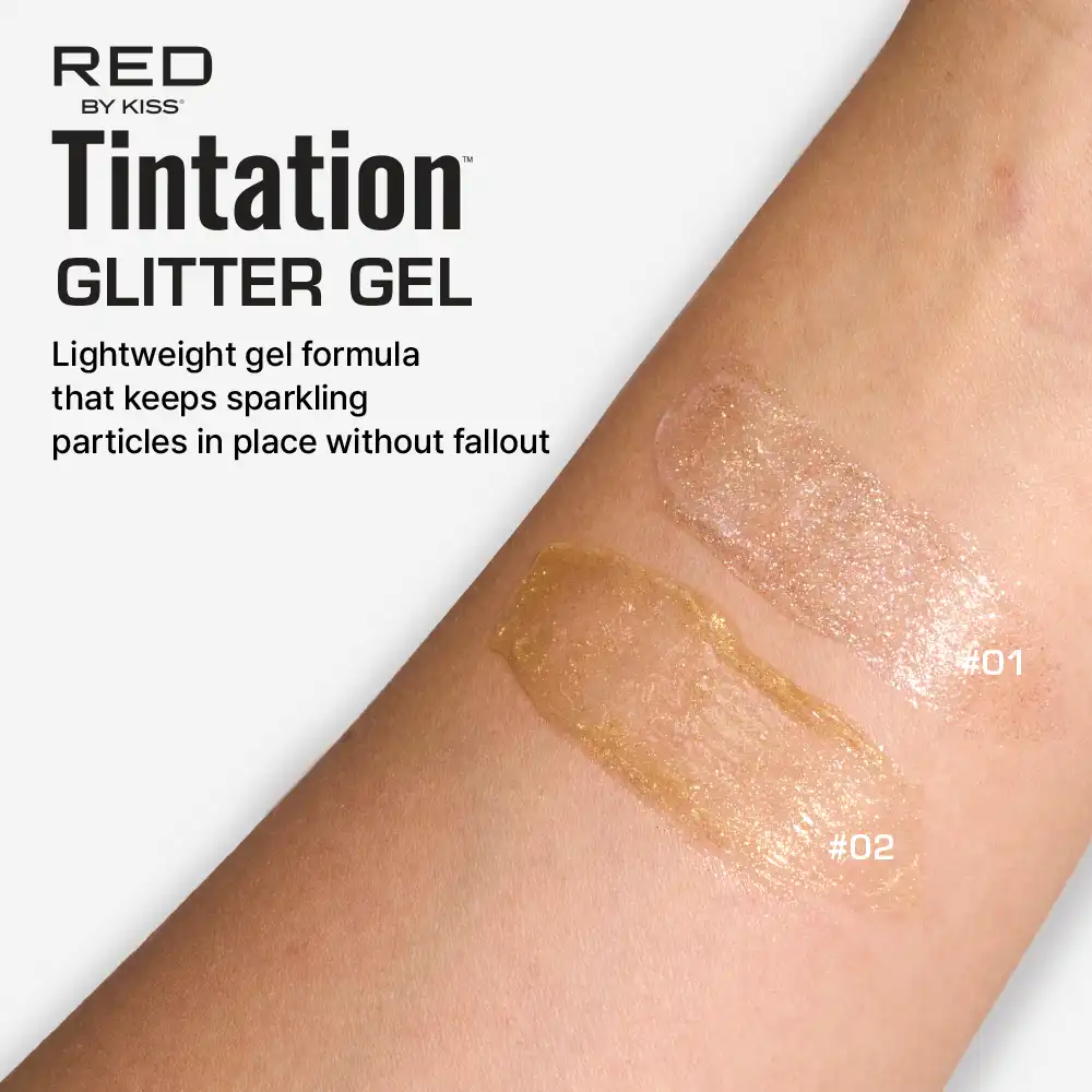 RED by KISS RadiantGlow Glitter Gel For Hair & Body - Image 15