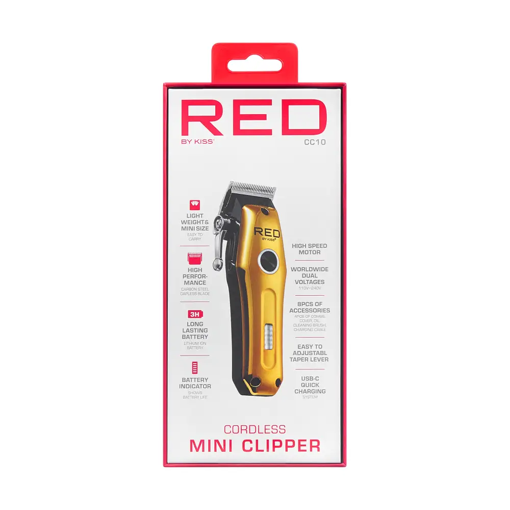 RED by KISS Rechargeable Mini Cordless Hair Clipper - Image 12