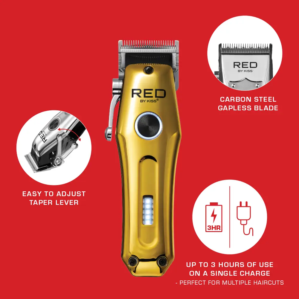RED by KISS Rechargeable Mini Cordless Hair Clipper - Image 3