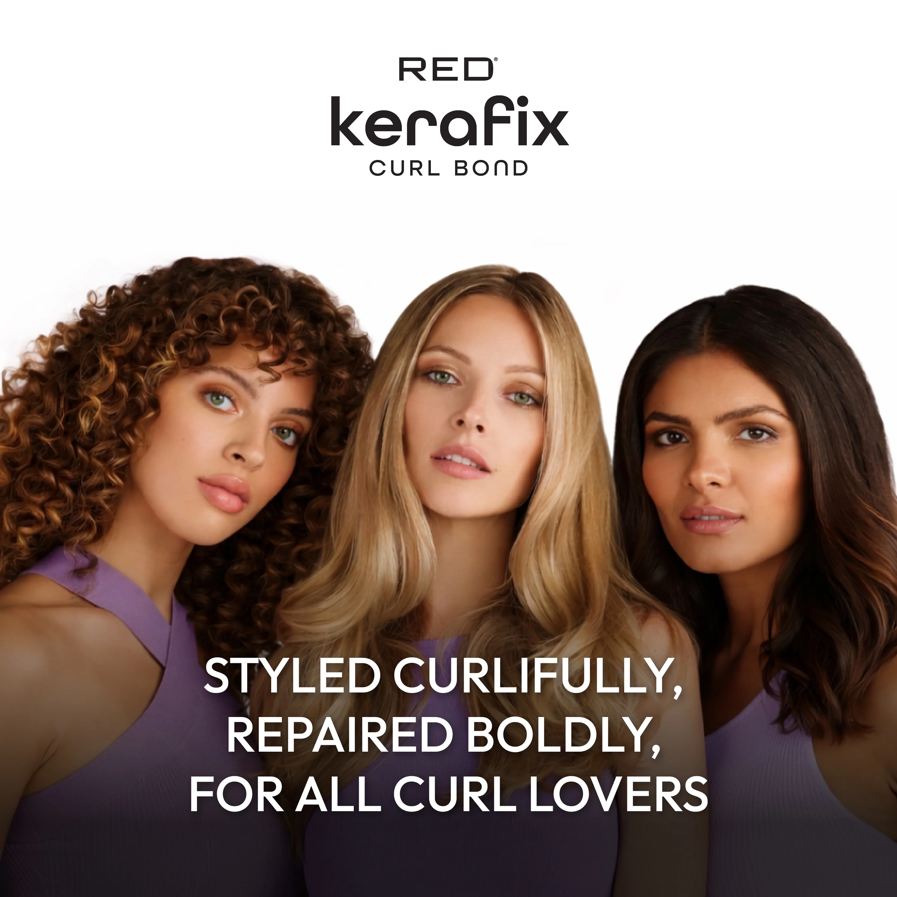 RED by Kiss Kerafix Curl Bond Collection - Anti-Frizz Bond Repair Hair Styling & Essential Prep for All Curl Types (2A-4C), with Keratin & Coconut Oil - Image 6