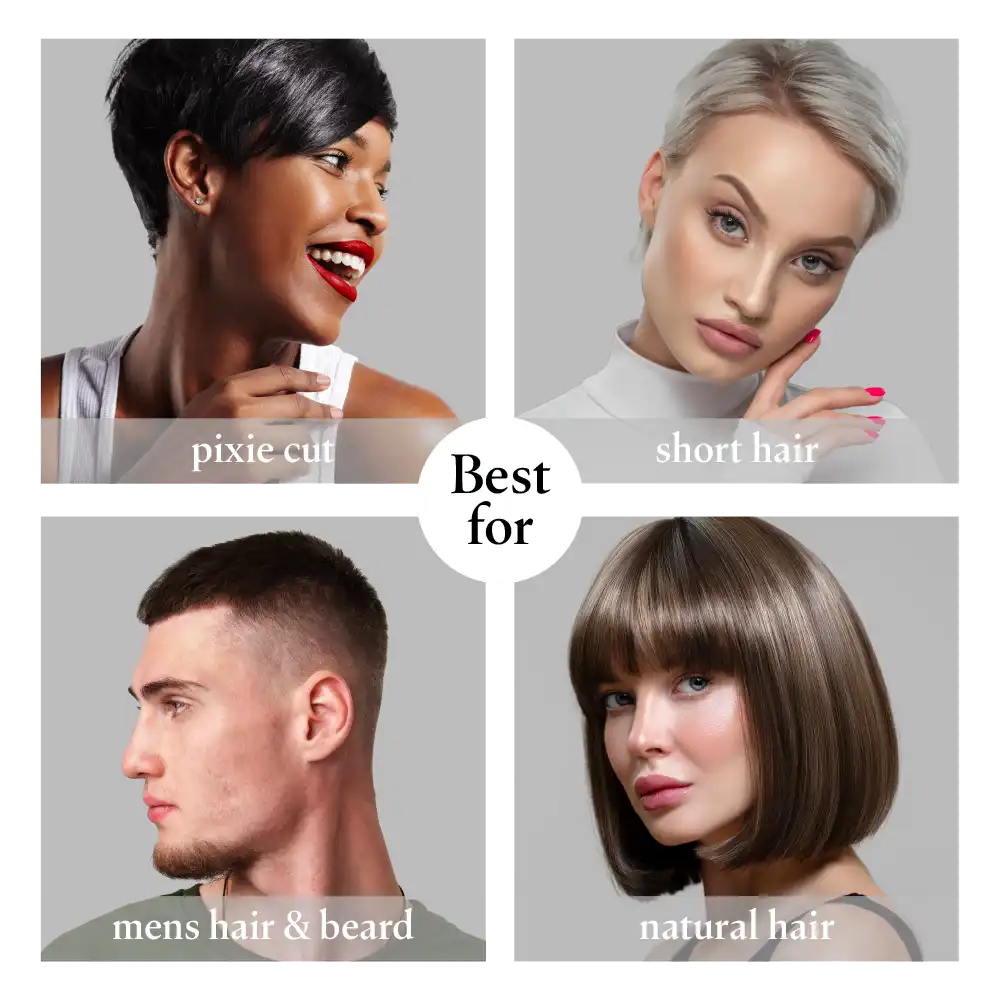 RED by KISS 2 Pcs Styling Set (15% off), 0.3” Ceramic Tourmaline Pencil Flat Iron & 4 Fl Oz Heat Protectant Spray with B5 & Keratin, for Edges, Tight Curls, Twist Styles & Frizz Control On Short Hair - Image 4