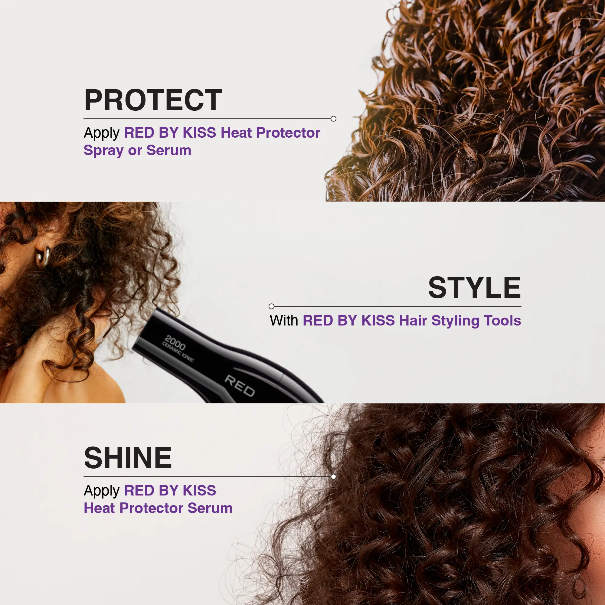 RED by KISS 2 Pcs Styling Set (15% off), 0.3” Ceramic Tourmaline Pencil Flat Iron & 4 Fl Oz Heat Protectant Spray with B5 & Keratin, for Edges, Tight Curls, Twist Styles & Frizz Control On Short Hair - Image 6