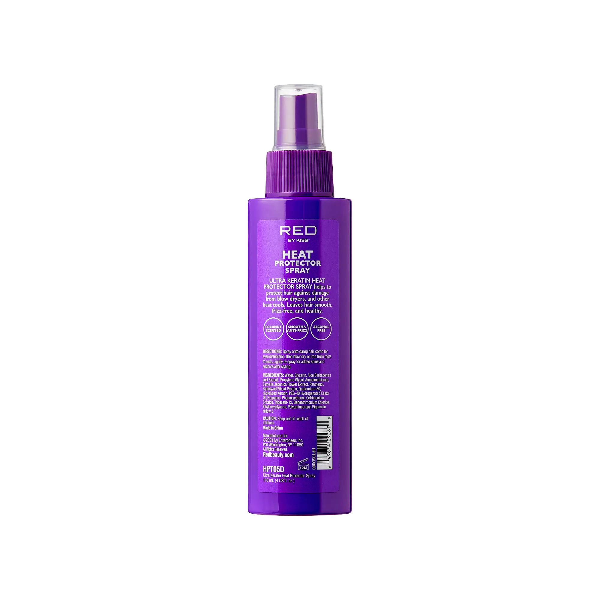 RED by KISS 2 Pcs Styling Set (15% off), 0.3” Ceramic Tourmaline Pencil Flat Iron & 4 Fl Oz Heat Protectant Spray with B5 & Keratin, for Edges, Tight Curls, Twist Styles & Frizz Control On Short Hair - Image 8