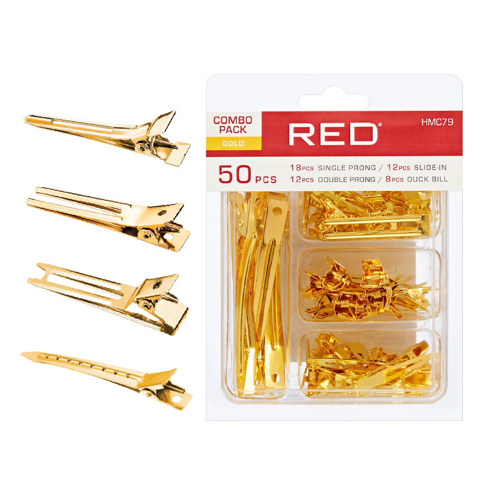 RED by KISS Metal Hair Sectioning Clip Combo - Image 2