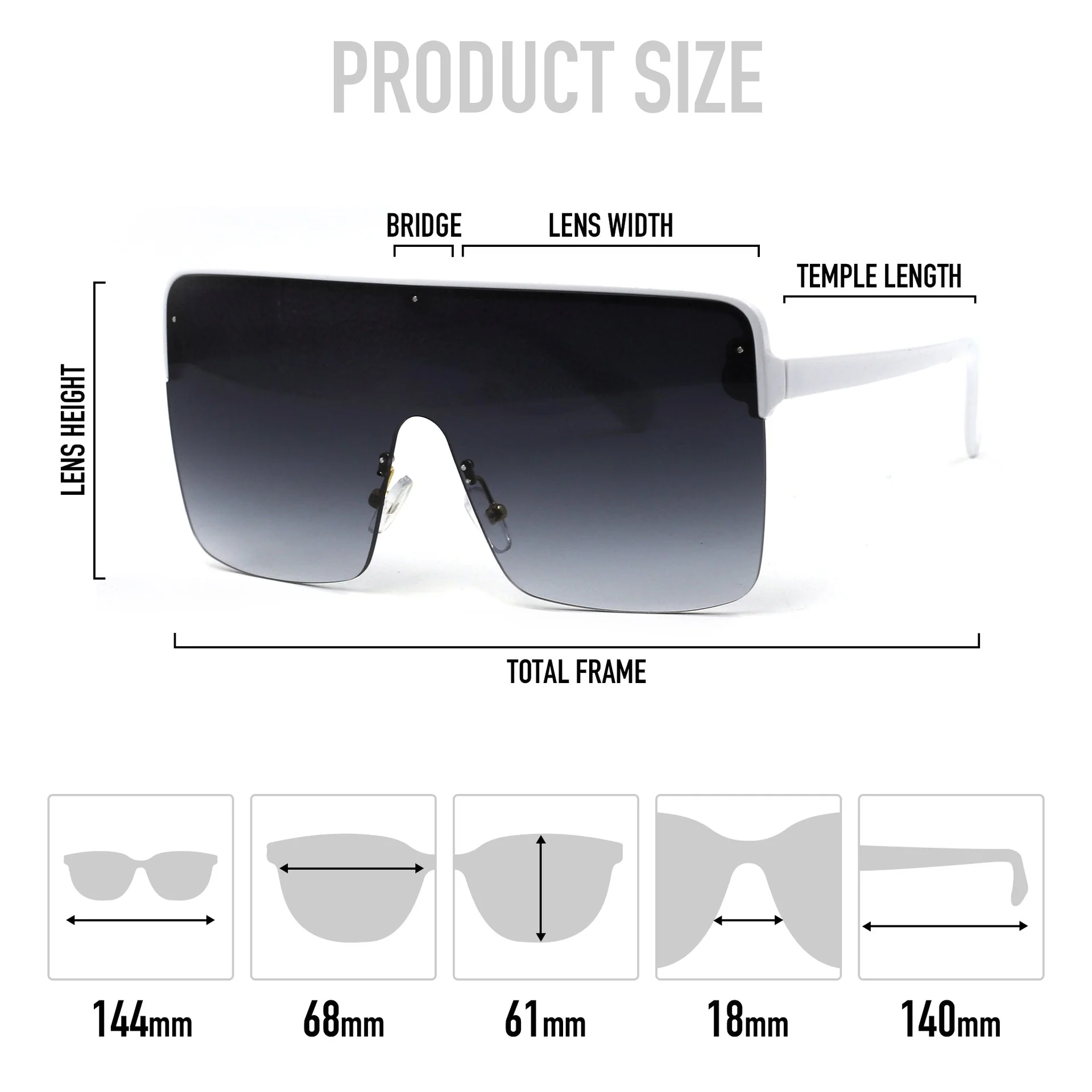 Mad Shade Retro Sunglasses #54 - Image 4