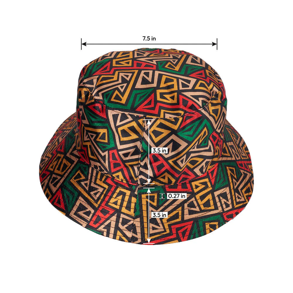 RED by KISS Reversible Satin Bucket Hat - Aztec - Image 4