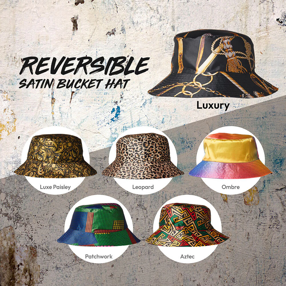 RED by KISS Reversible Satin Bucket Hat - Luxury - Image 5