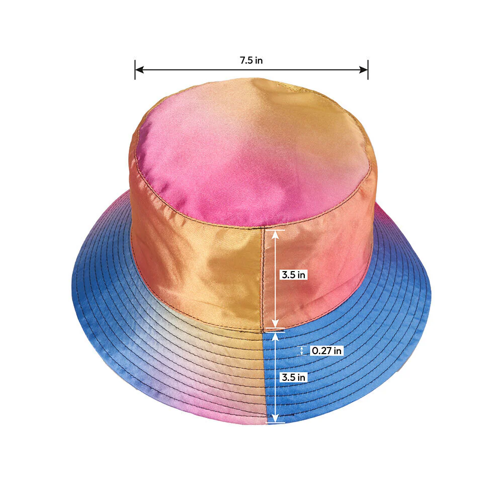 RED by KISS Reversible Satin Bucket Hat - Ombre - Image 4