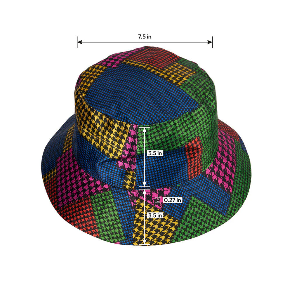 RED by KISS Reversible Satin Bucket Hat - Patchwork - Image 4