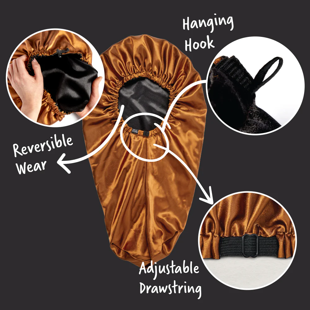 RED by KISS Reversible Silky Satin Adjustable Bonnet - Image 12