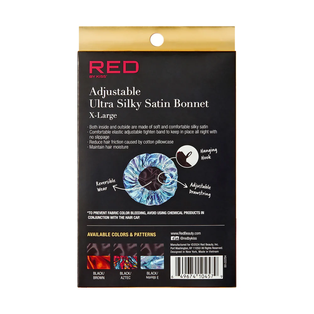 RED by KISS Reversible Silky Satin Adjustable Bonnet - Image 20