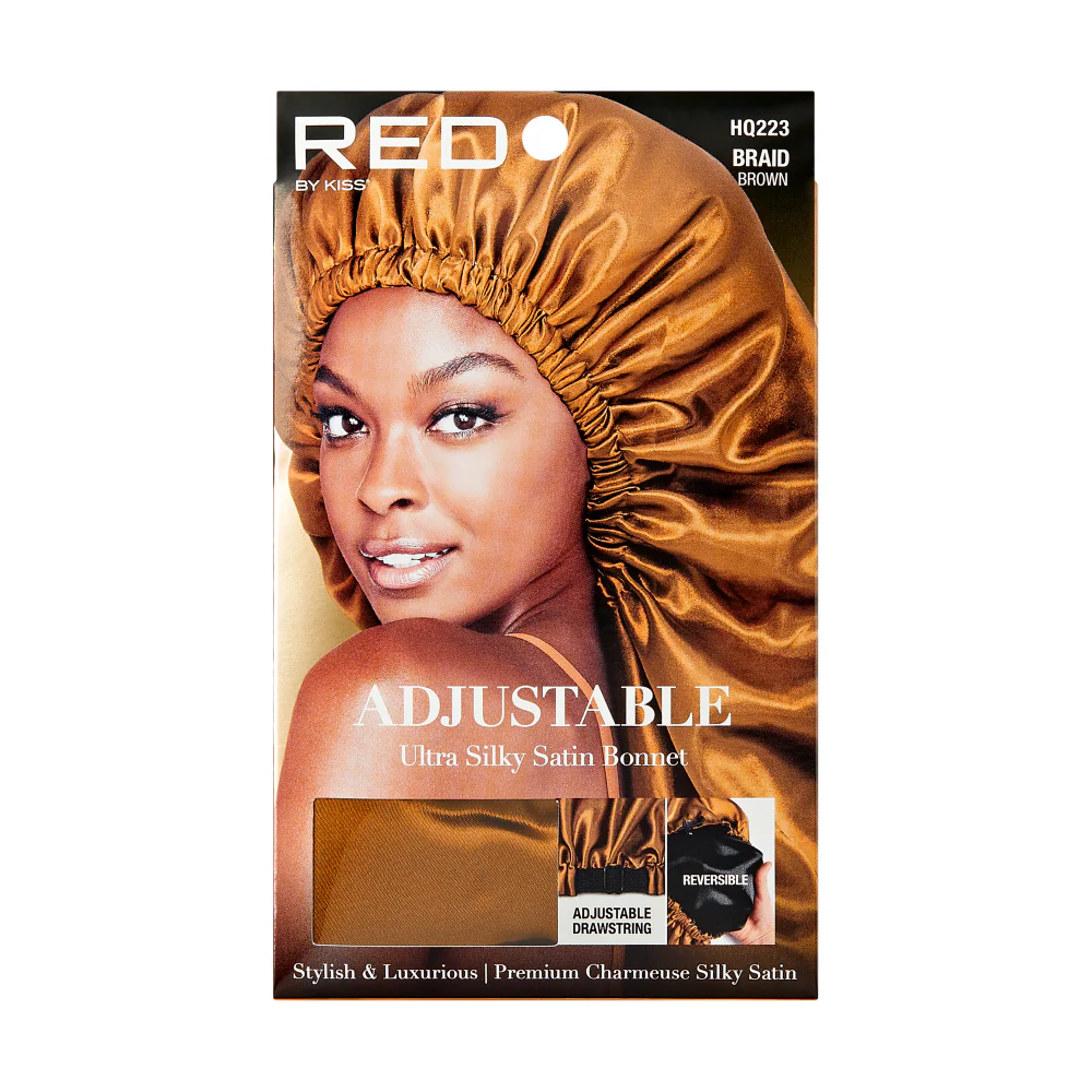 RED by KISS Reversible Silky Satin Adjustable Bonnet - Image 22