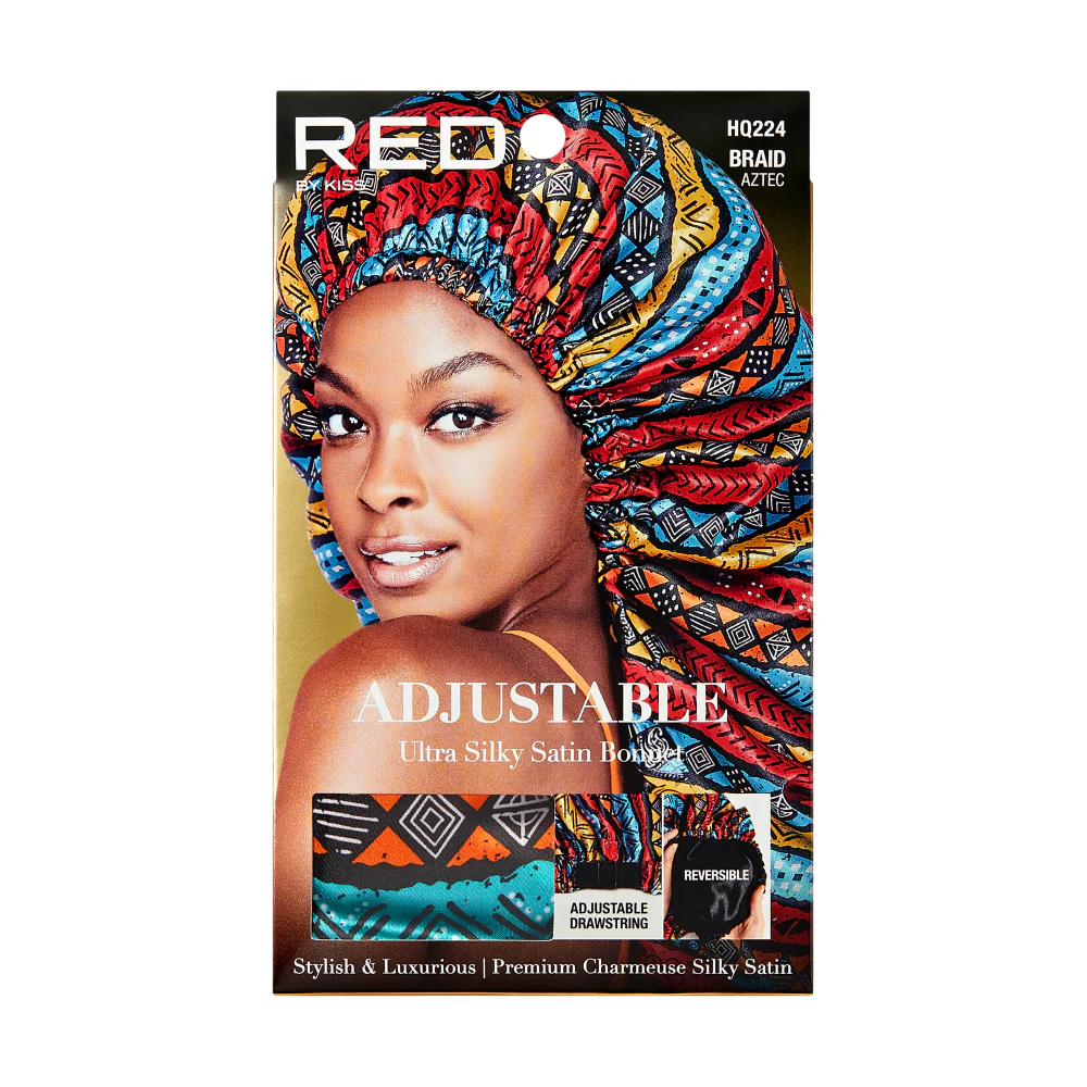 RED by KISS Reversible Silky Satin Adjustable Bonnet - Image 23
