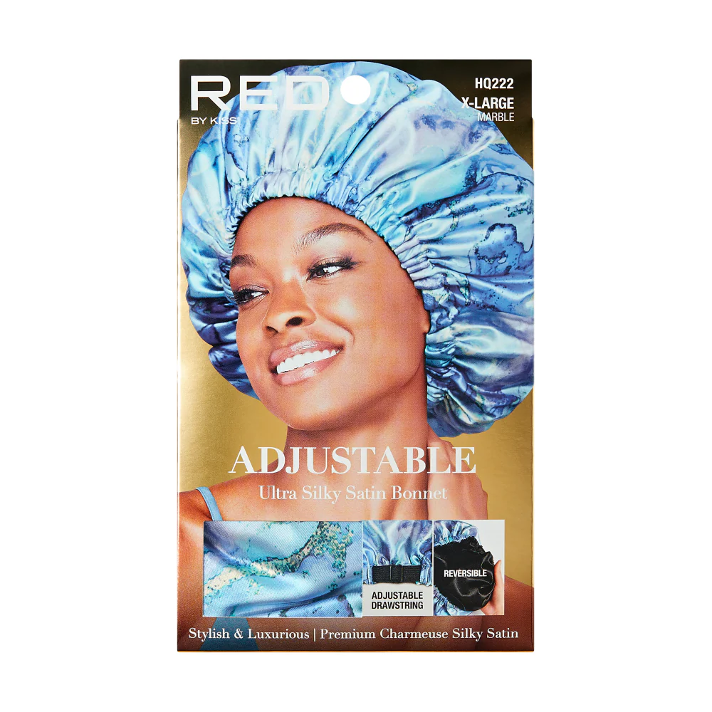 RED by KISS Reversible Silky Satin Adjustable Bonnet - Image 3