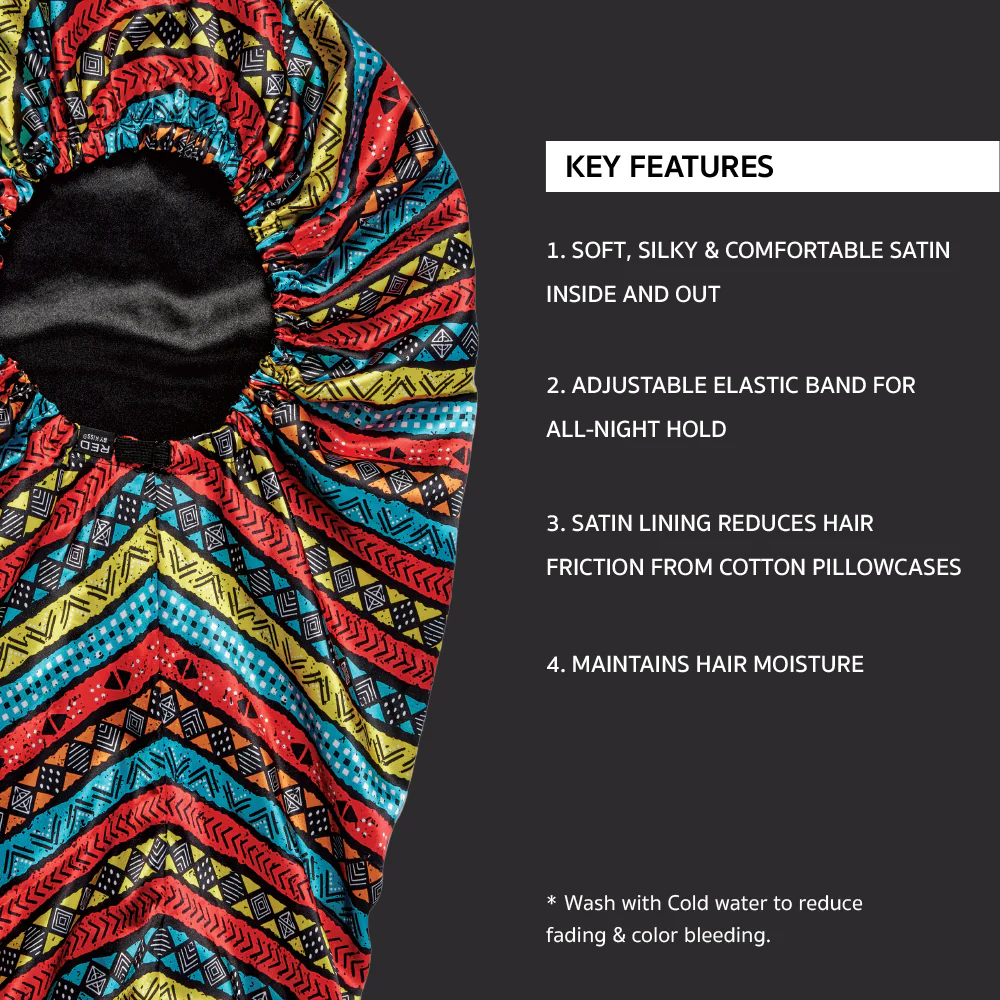 RED by KISS Reversible Silky Satin Adjustable Bonnet - Image 31