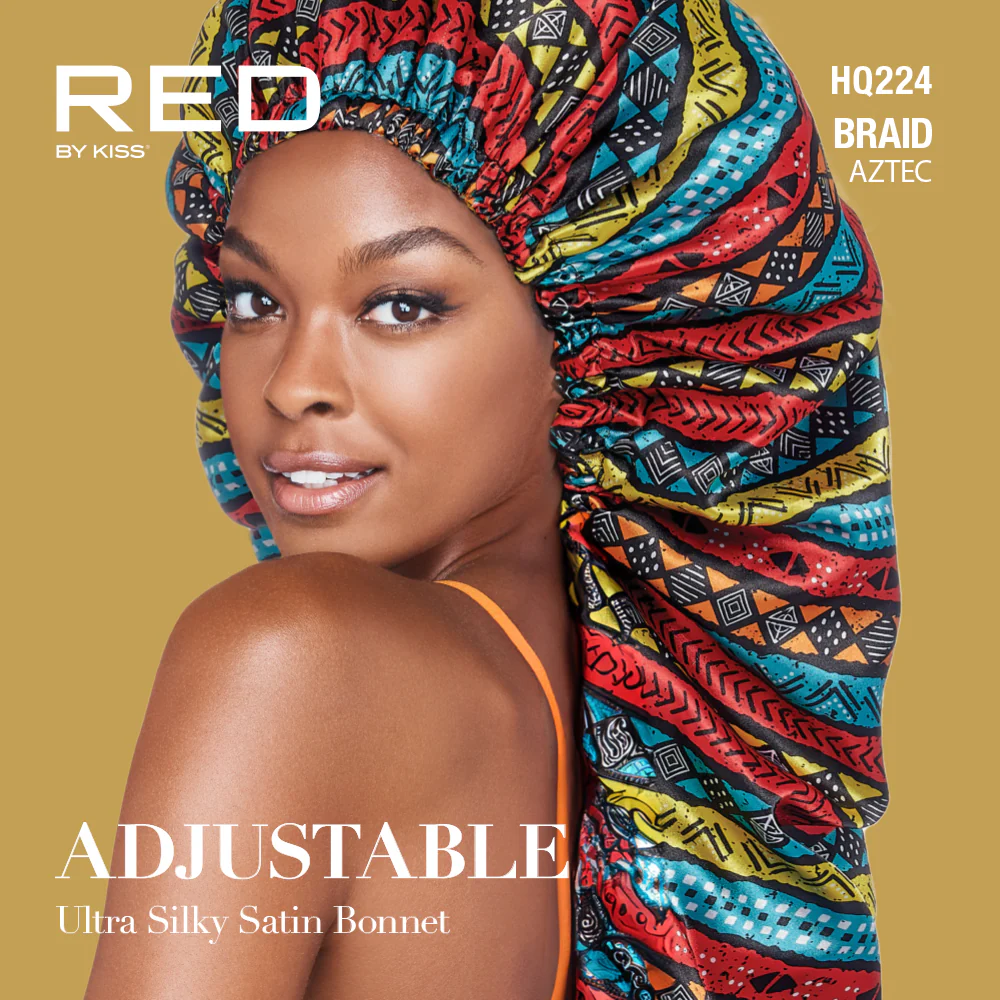 RED by KISS Reversible Silky Satin Adjustable Bonnet - Image 33
