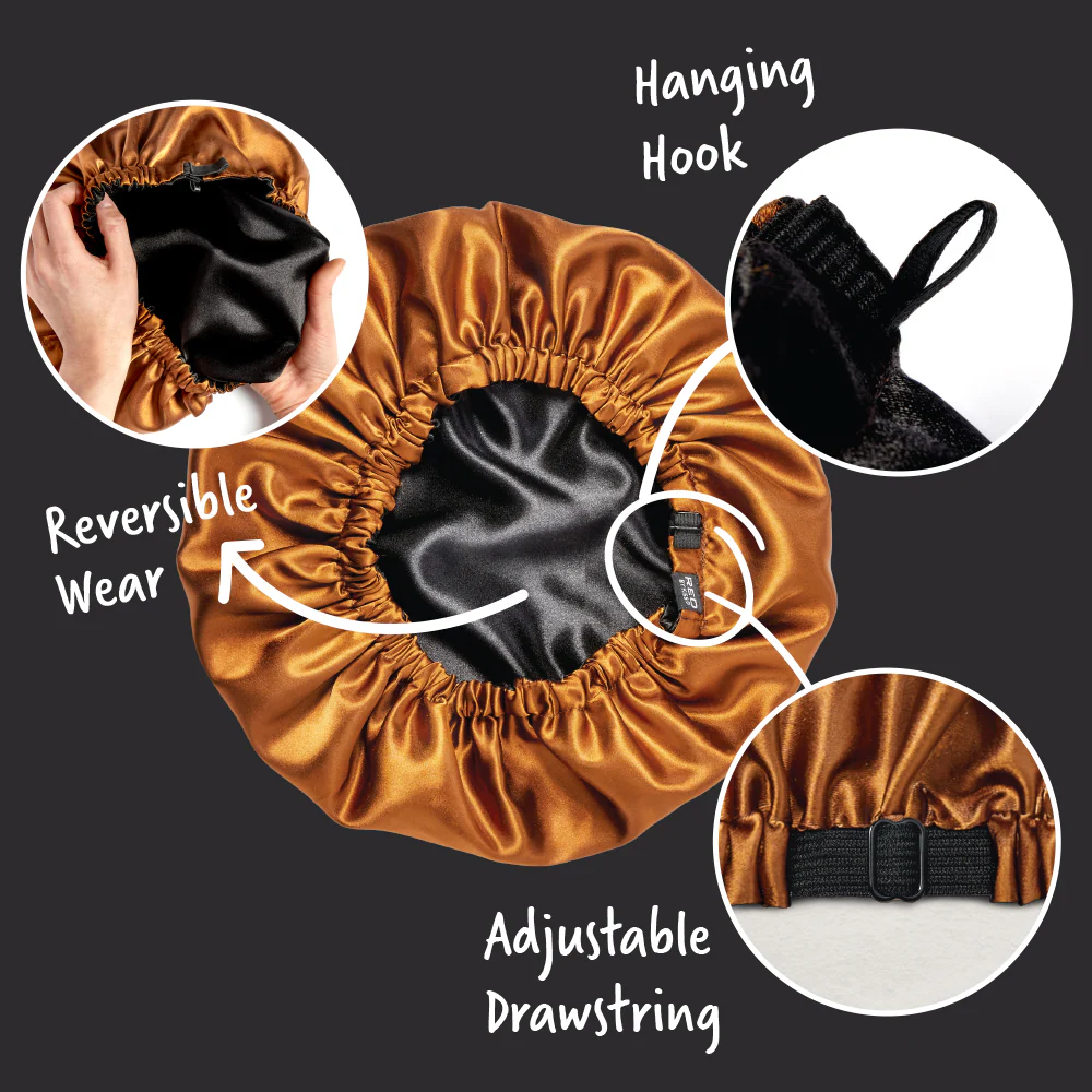 RED by KISS Reversible Silky Satin Adjustable Bonnet - Image 39