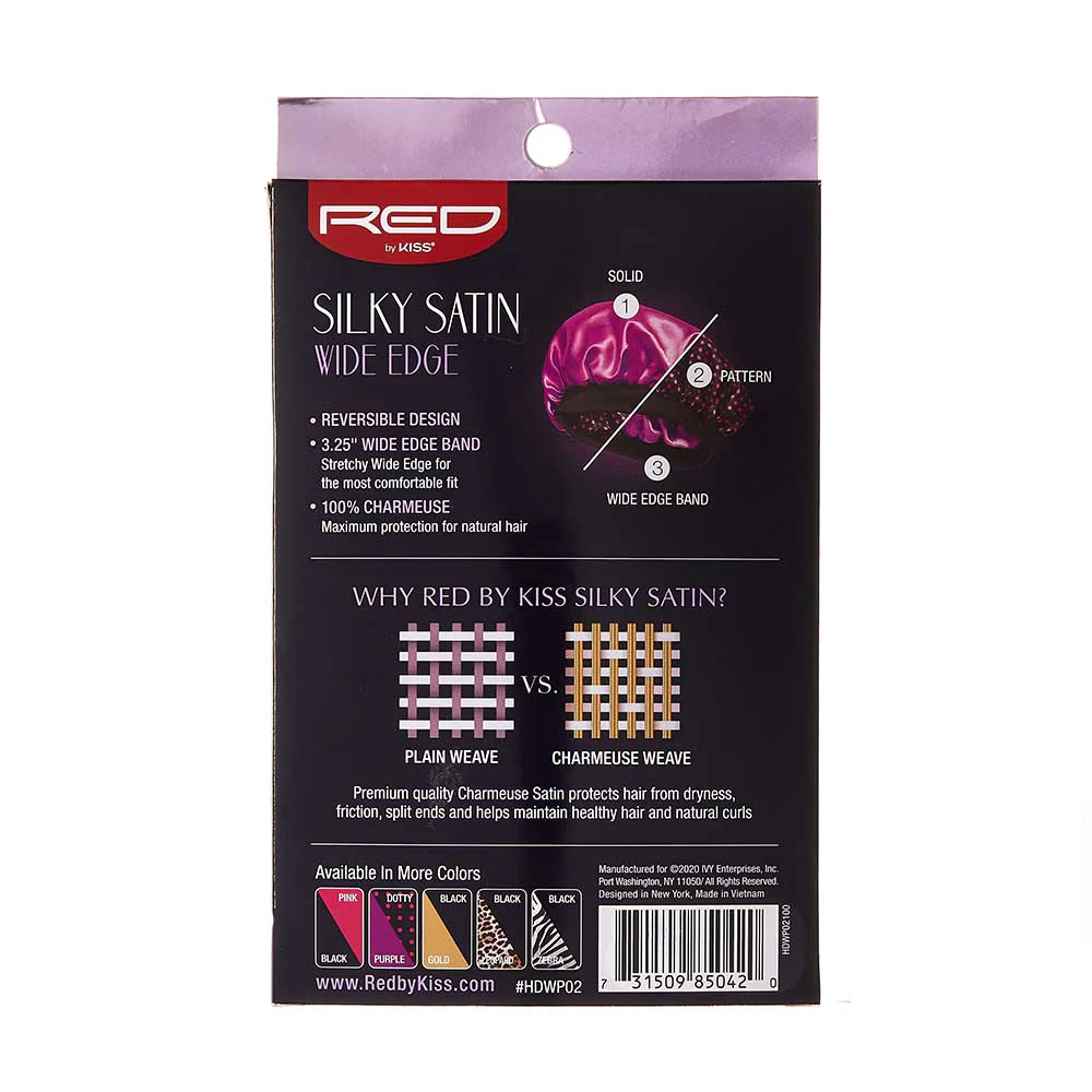 RED by KISS Reversible Silky Satin Hair Cap - Image 14