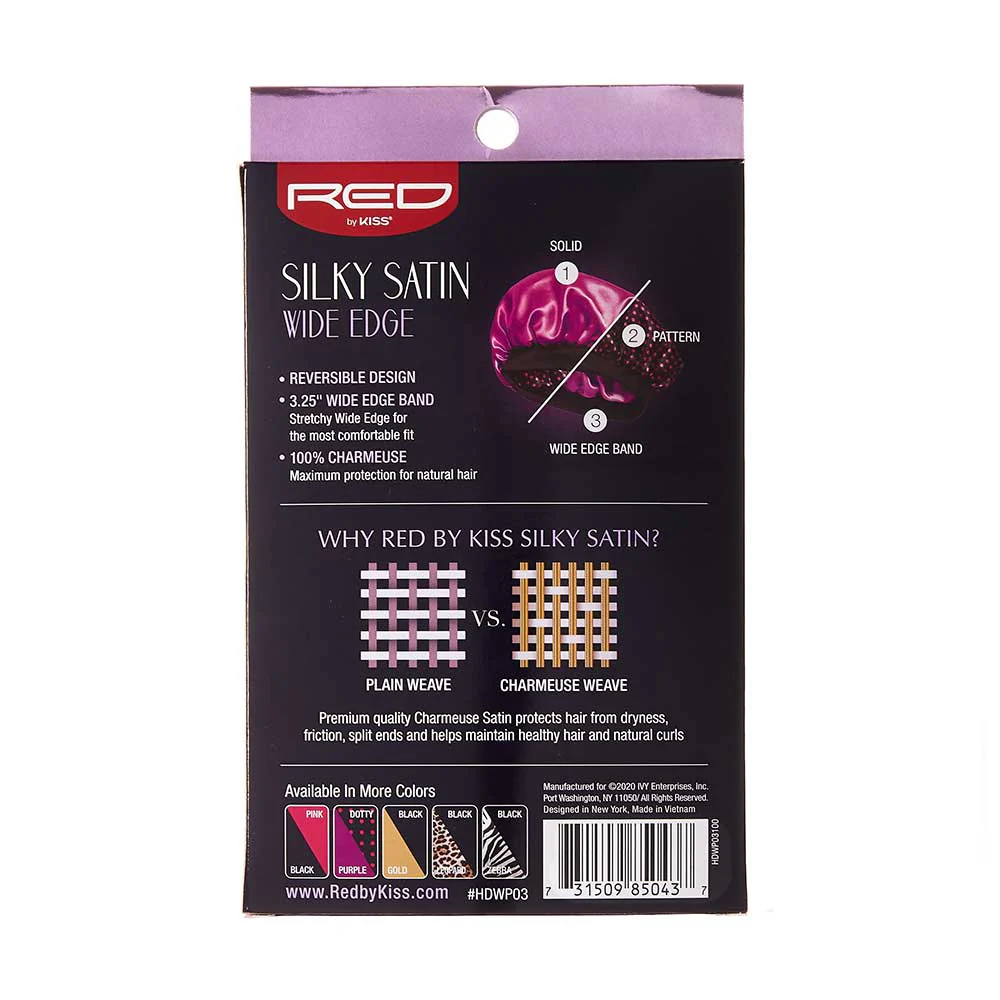 RED by KISS Reversible Silky Satin Hair Cap - Image 15
