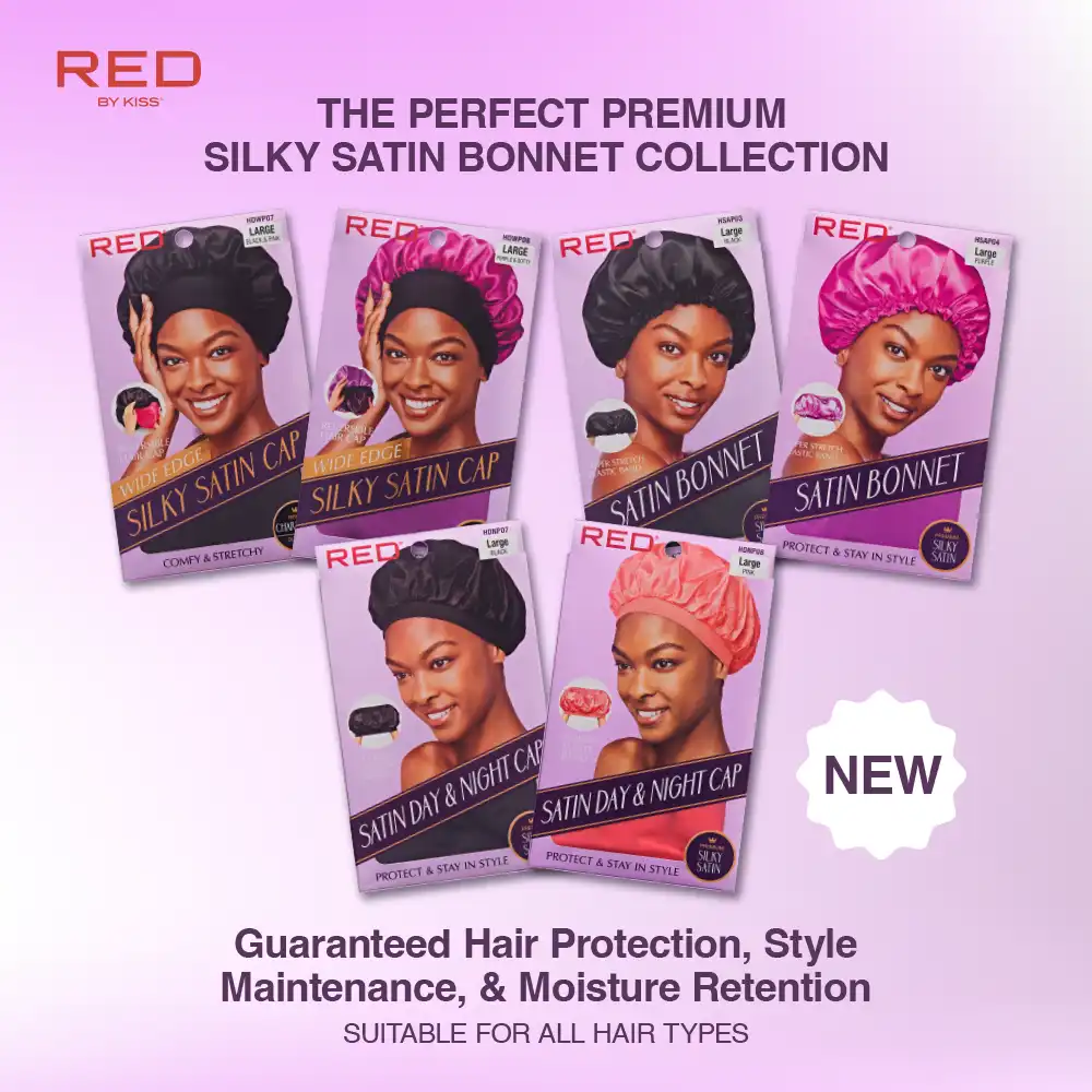 RED by KISS Reversible Silky Satin Hair Cap - Image 21