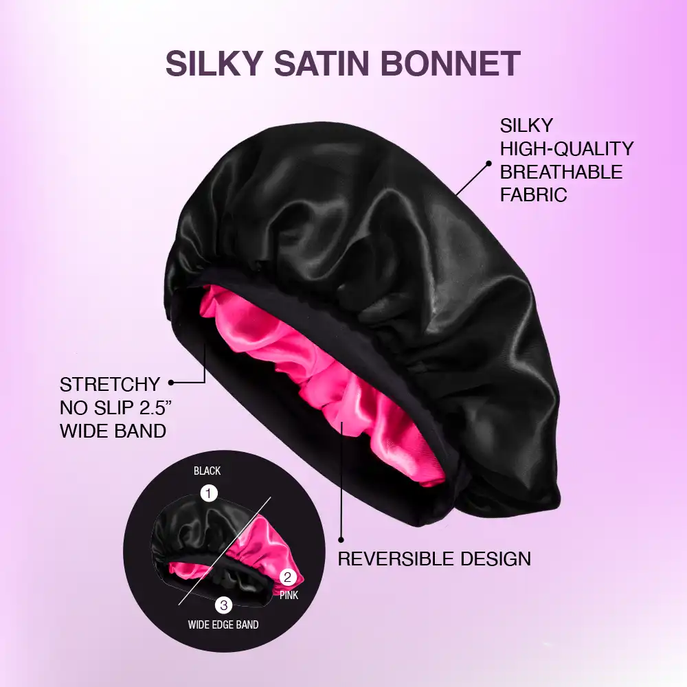 RED by KISS Reversible Silky Satin Hair Cap - Image 28