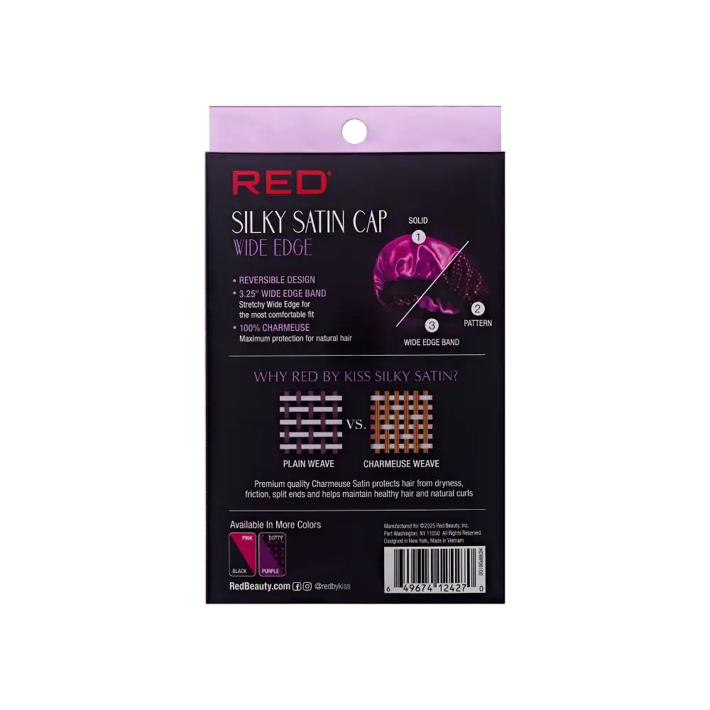 RED by KISS Reversible Silky Satin Hair Cap - Image 29