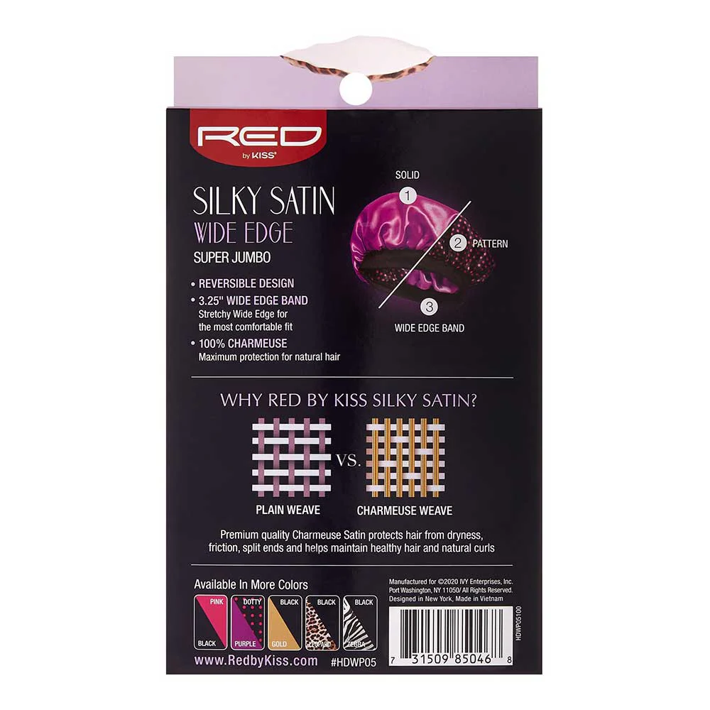 RED by KISS Reversible Silky Satin Hair Cap - Image 30