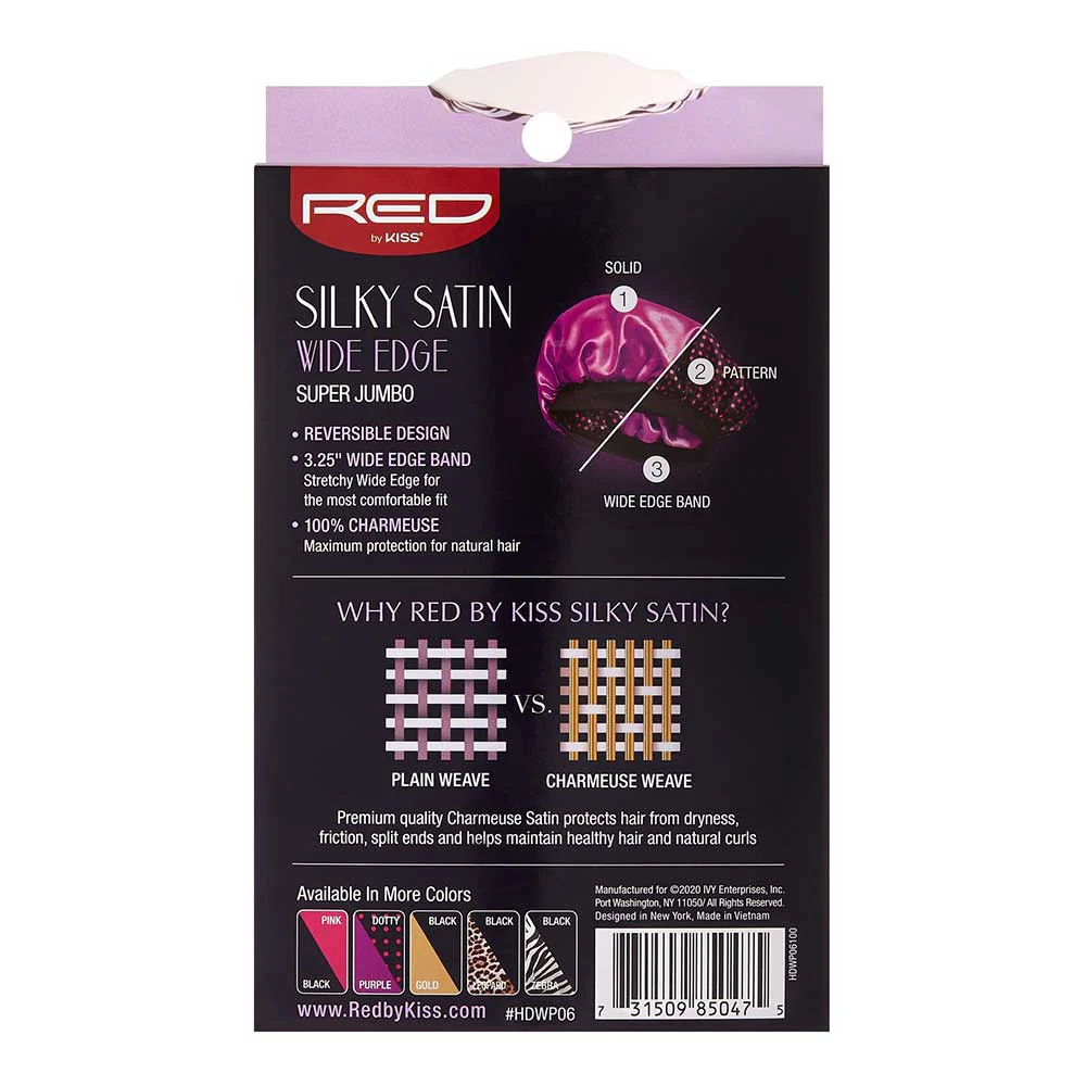 RED by KISS Reversible Silky Satin Hair Cap - Image 31