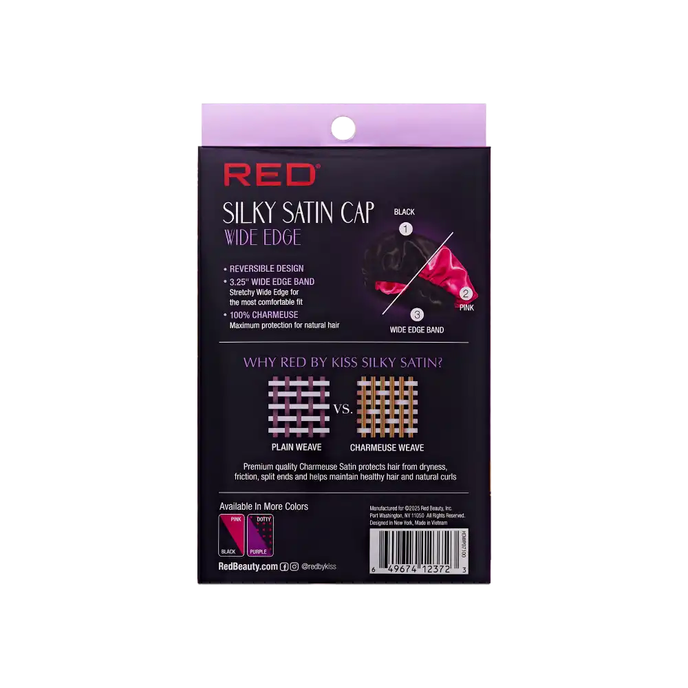 RED by KISS Reversible Silky Satin Hair Cap - Image 35