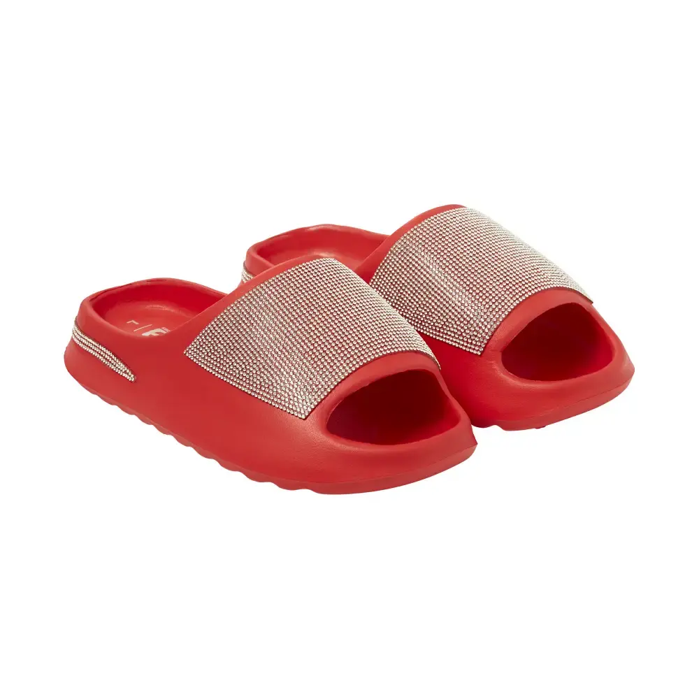 Arria Rhinestone Glitter Cloud Slippers – Open Toe Slides for Women & Men - Image 103