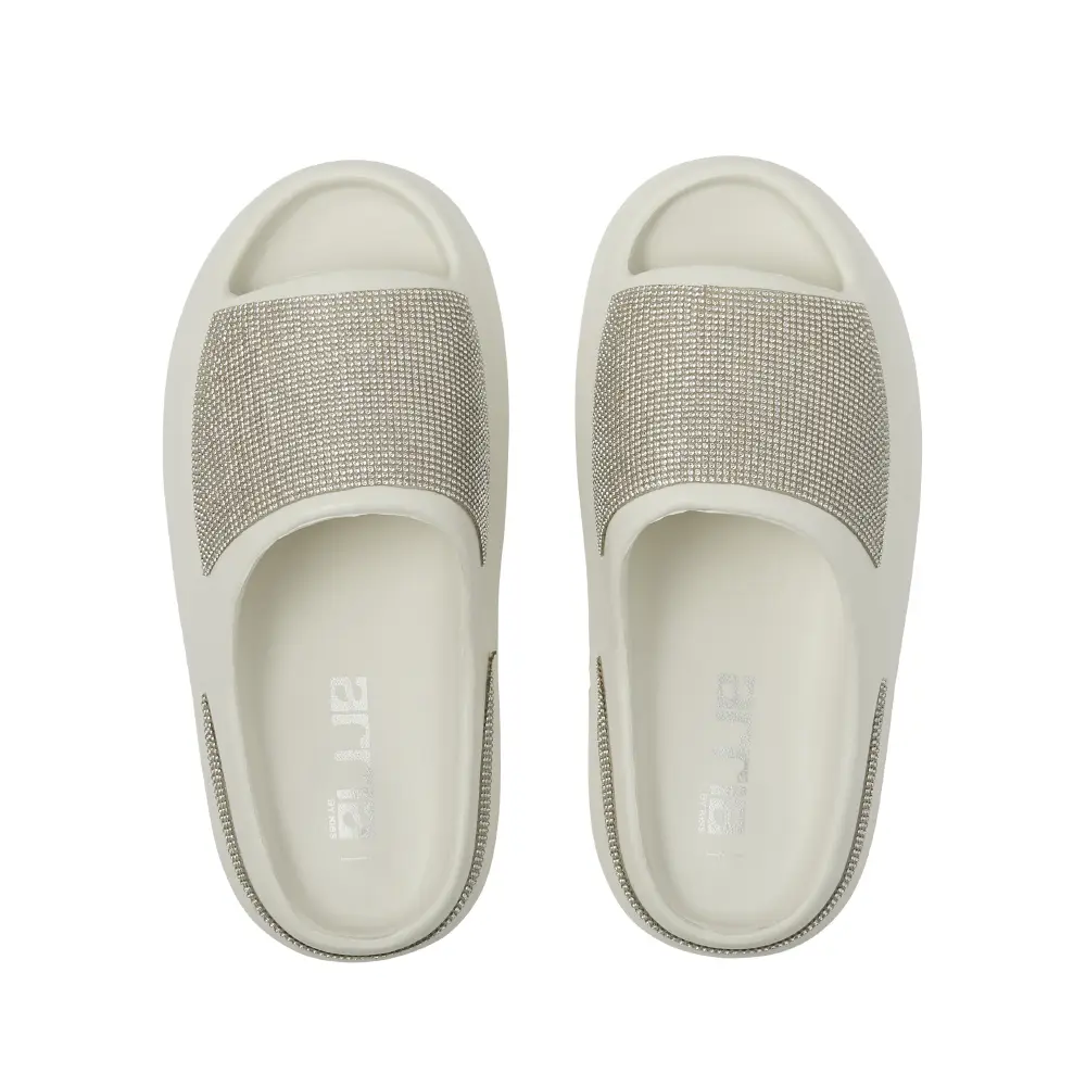 Arria Rhinestone Glitter Cloud Slippers – Open Toe Slides for Women & Men - Image 120