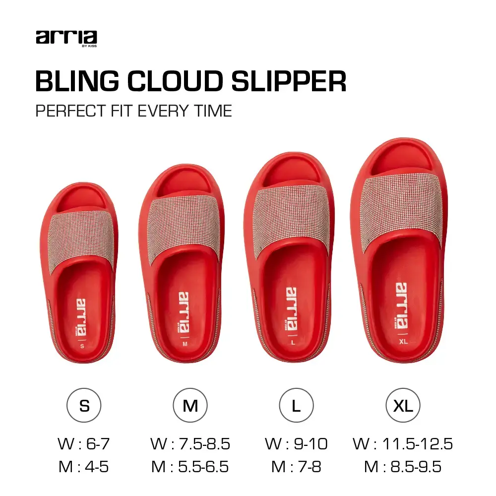 Arria Rhinestone Glitter Cloud Slippers – Open Toe Slides for Women & Men - Image 54