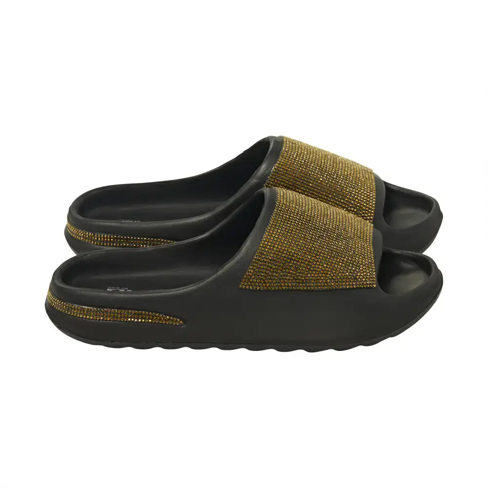 Arria Rhinestone Glitter Cloud Slippers – Open Toe Slides for Women & Men - Image 76