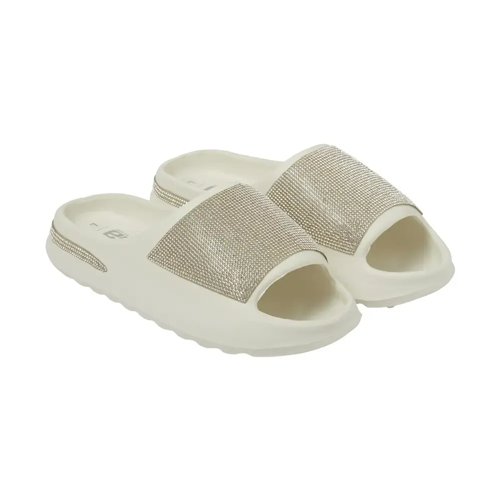 Arria Rhinestone Glitter Cloud Slippers – Open Toe Slides for Women & Men - Image 80