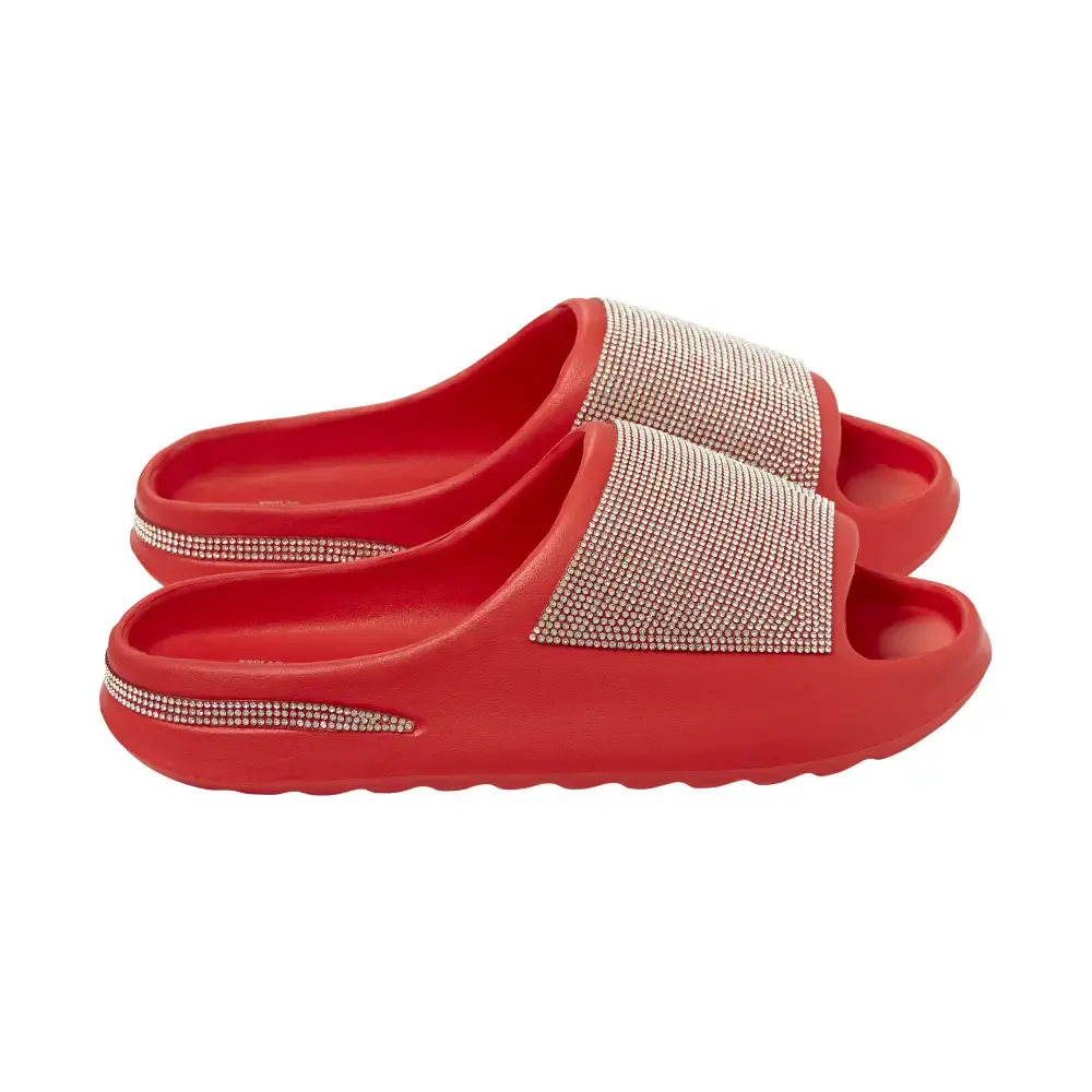 Arria Rhinestone Glitter Cloud Slippers – Open Toe Slides for Women & Men - Image 95