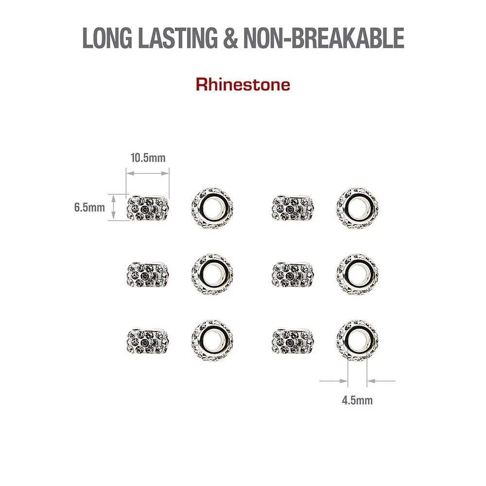 RED by KISS Rhinestone Hair Beads (12pcs) - Image 3