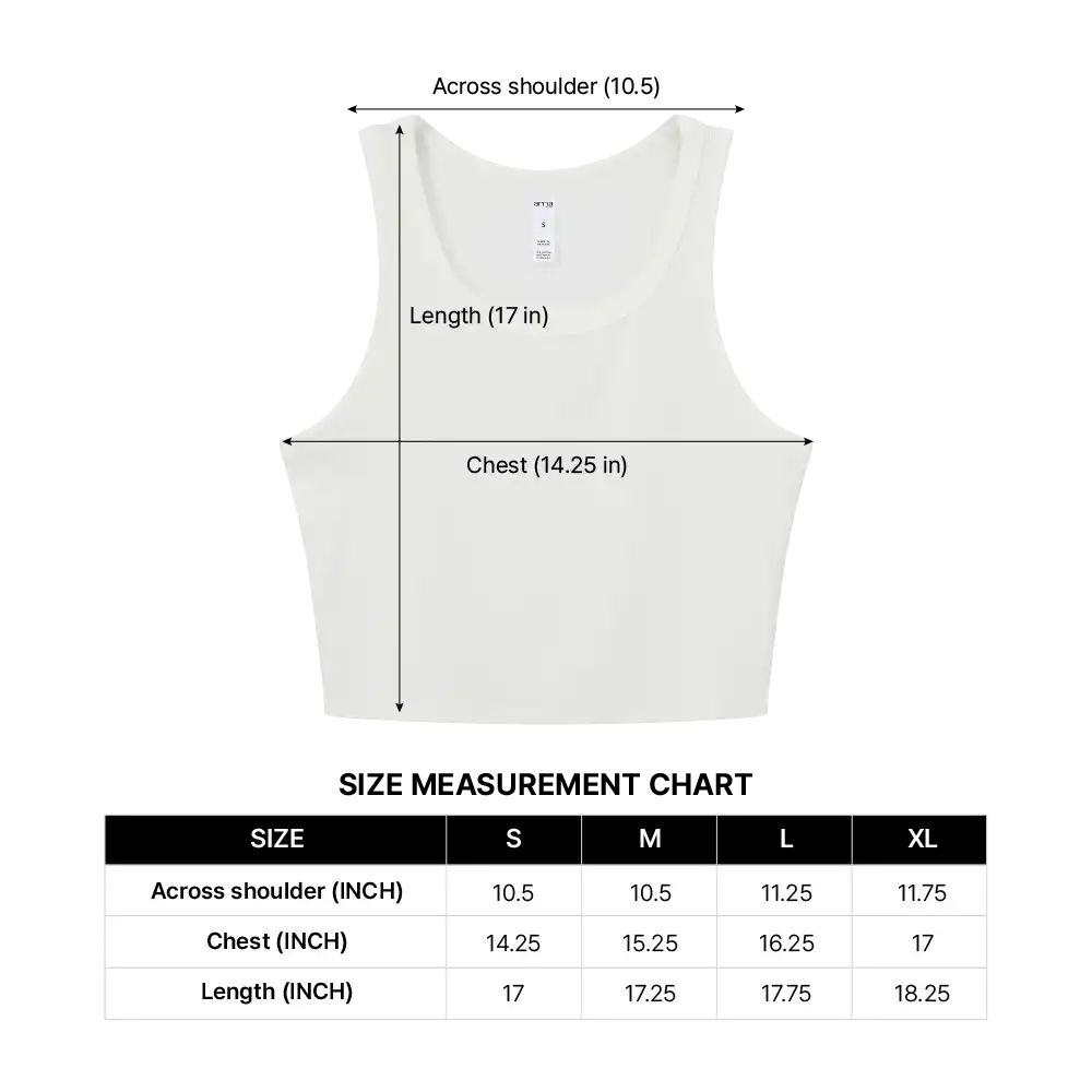 Arria Ribbed Crop Tank Top – Women’s Soft Slim Fit Scoop Neck Sleeveless Shirt - Image 11