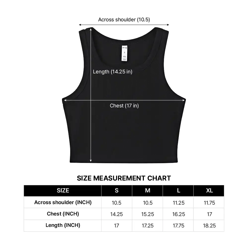 Arria Ribbed Crop Tank Top – Women’s Soft Slim Fit Scoop Neck Sleeveless Shirt - Image 5