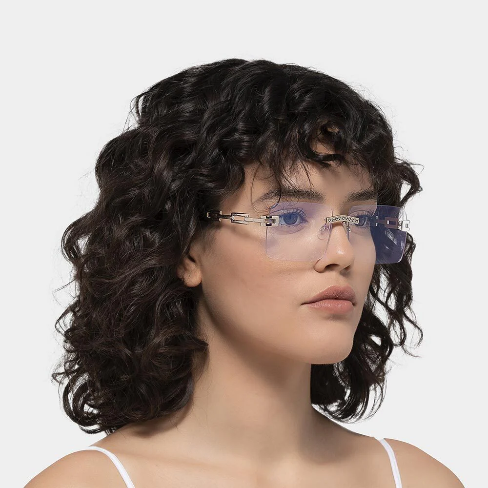 Mad Shade Rimless Clear Shades #54 - Image 3
