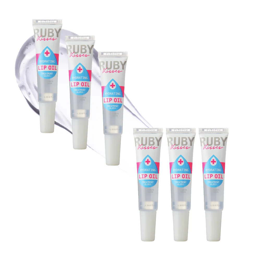 Ruby Kisses Moisturizing & Healing Hydrating Clear Lip Oil Treatment Multipack - Image 10