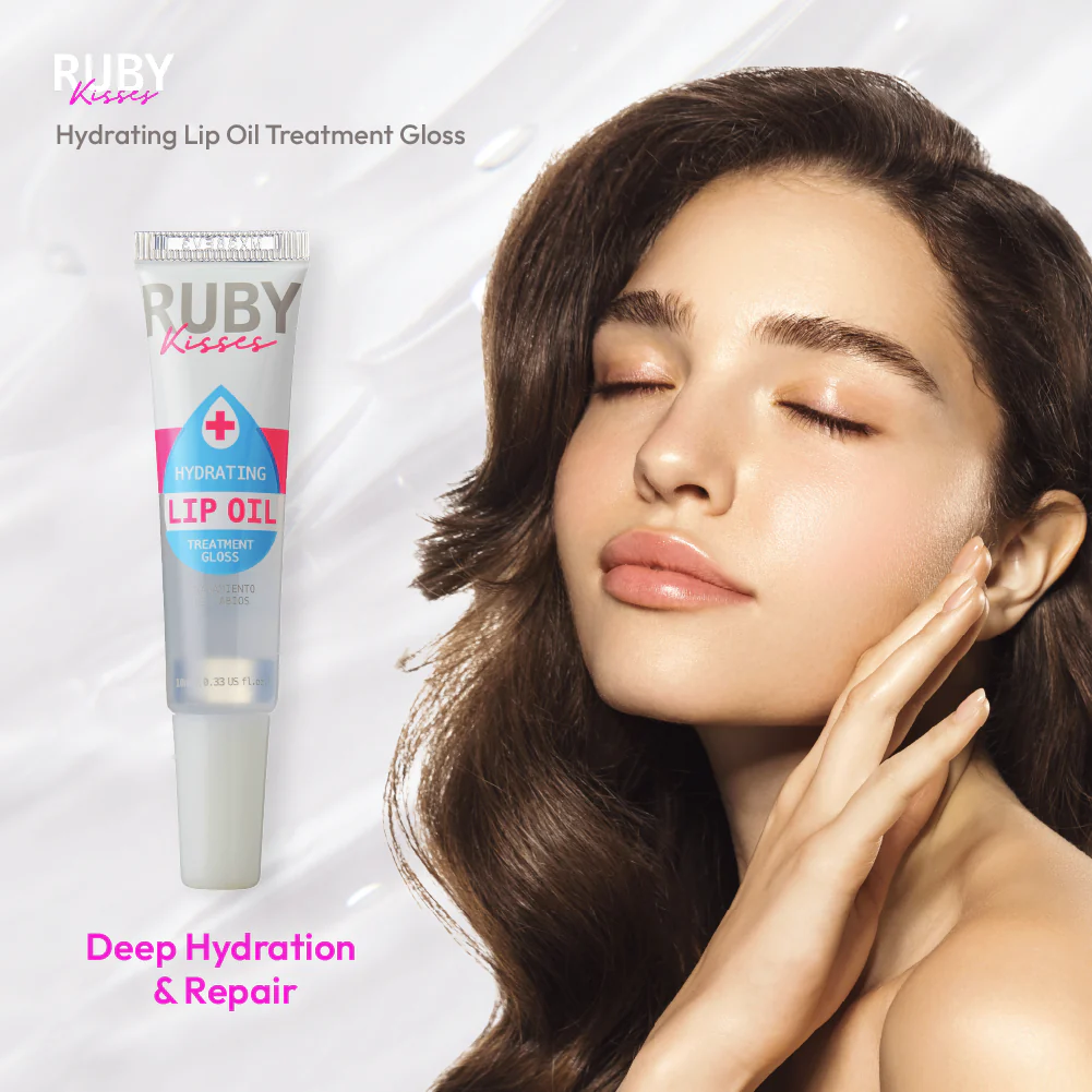 Ruby Kisses Moisturizing & Healing Hydrating Clear Lip Oil Treatment Multipack - Image 5