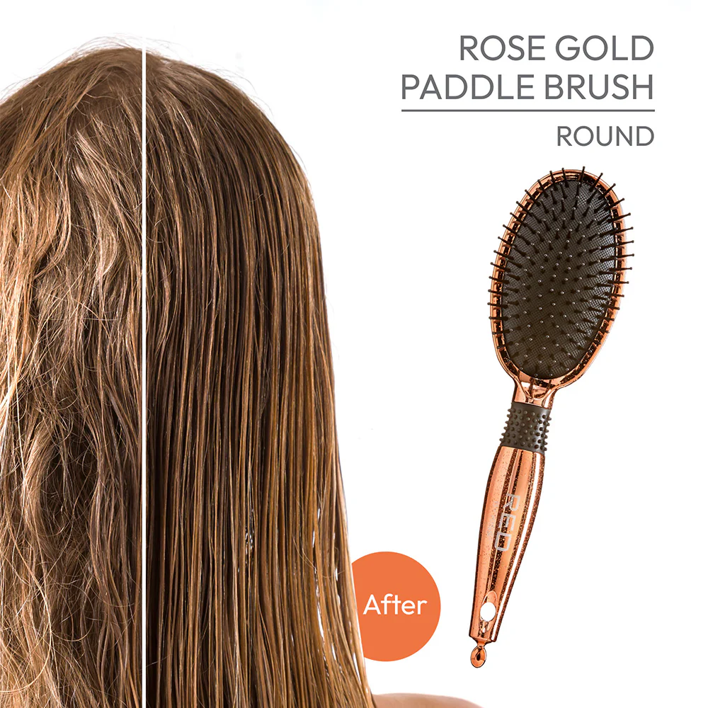RED by KISS Rose Gold Chrome Paddle Brush - Image 13