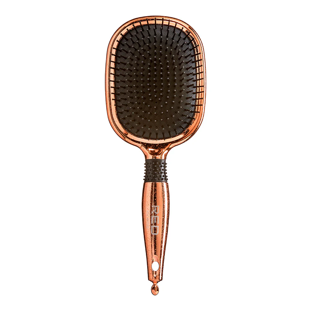 RED by KISS Rose Gold Chrome Paddle Brush - Image 5