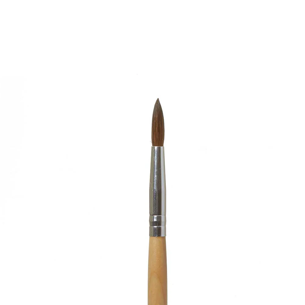 Gold Finger Round Acrylic Brush - Image 2