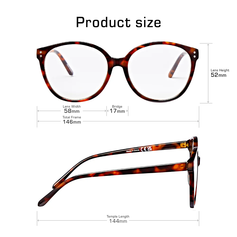 Mad Shade Round Tortoise Eyeglasses #29 - Image 5