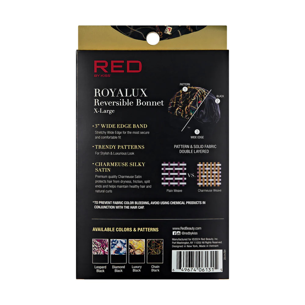 RED by KISS RoyalLux Reversible Satin Bonnet - Image 31