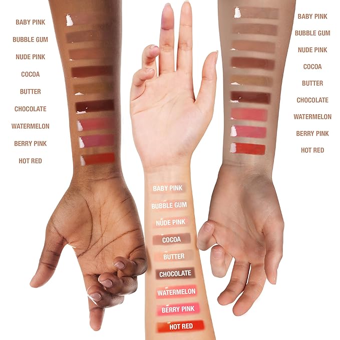Ruby Kisses Broadway Lip Gloss Vita-Lip Clear Lip Gloss, Moisturizing, Soothing, Super Glossy with Vitamin Oil (Watermelon 3pcs & Grape 3pcs) - Image 5