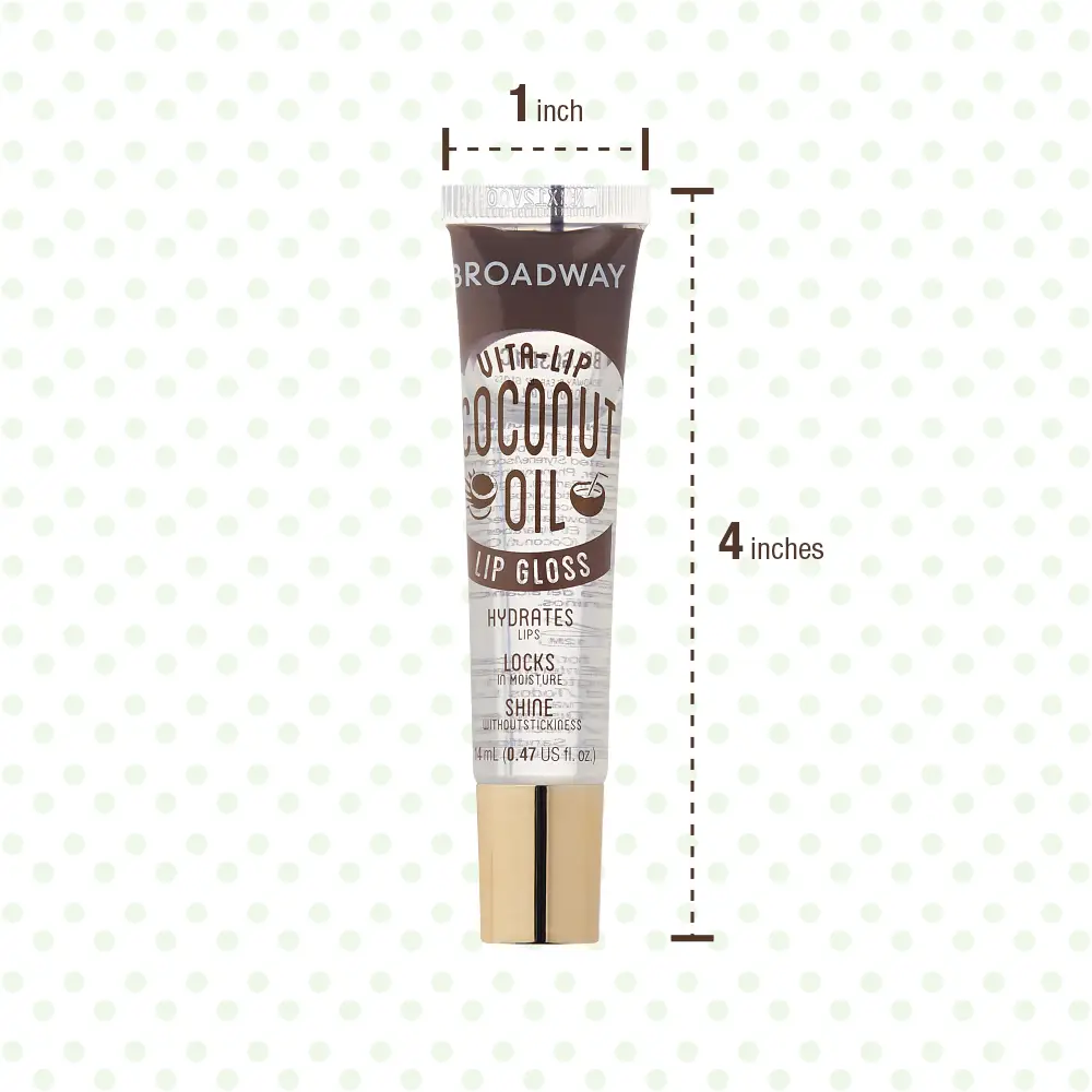 Ruby Kisses Broadway Vita-Lip Gloss – Value Set (Rosehip & Coconut) Ultra-Hydrating & Soothing Formula with Vitamin Oils - Image 13