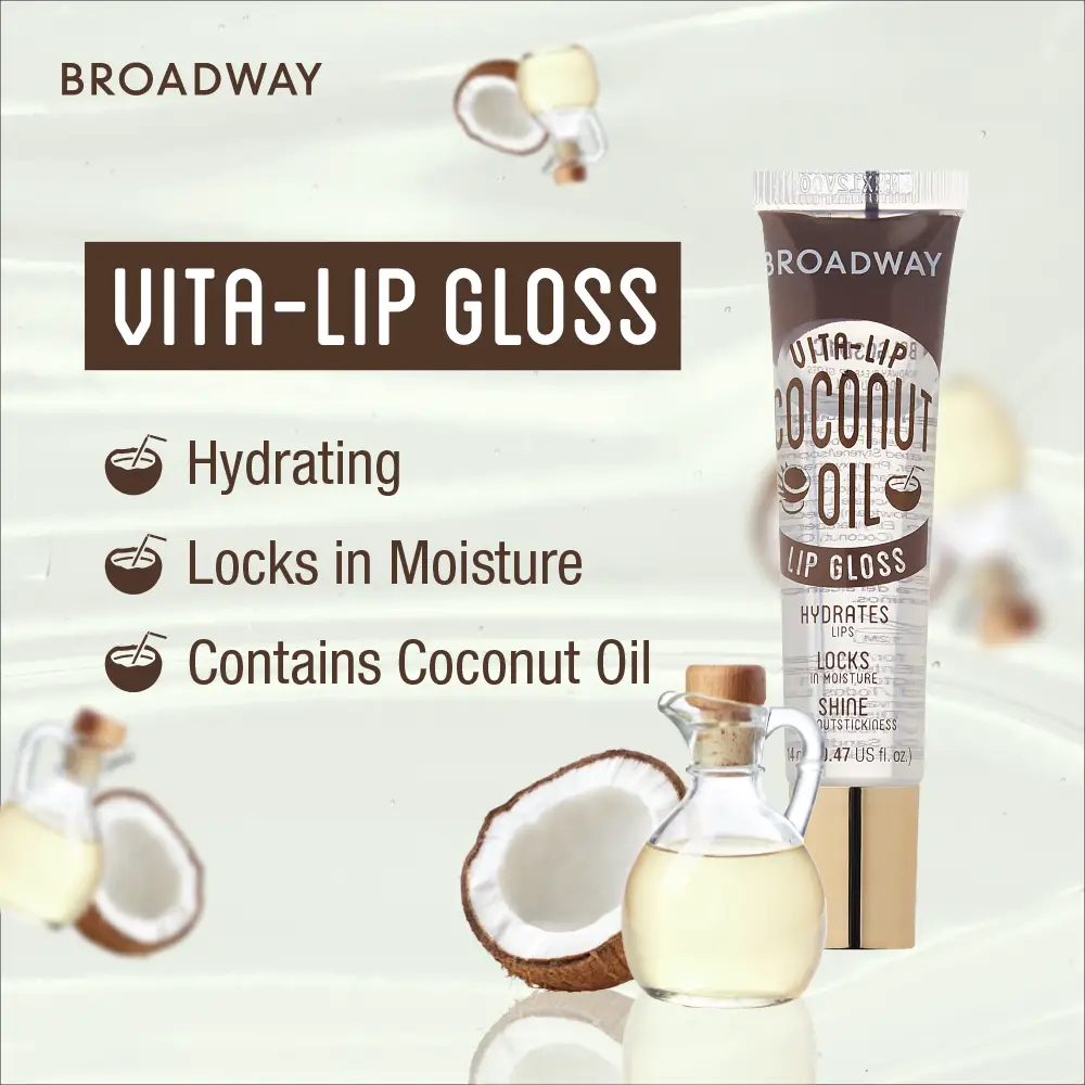Ruby Kisses Broadway Vita-Lip Gloss – Value Set (Rosehip & Coconut) Ultra-Hydrating & Soothing Formula with Vitamin Oils - Image 18